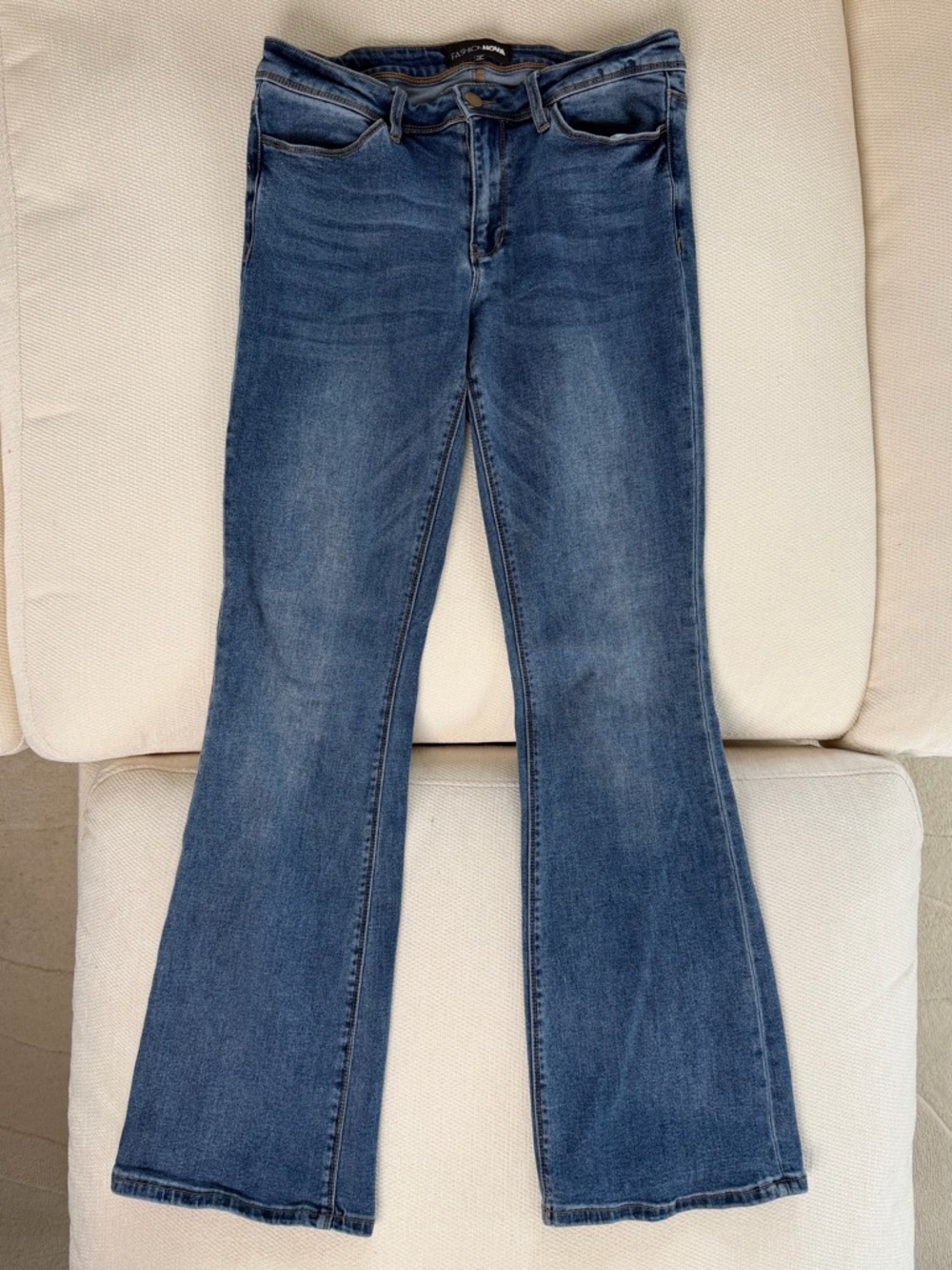 Women's Blue Flared Jeans